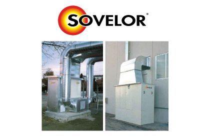 Nagrzewnica stacjonarna olejowa lub gazowa = SF EX 900 - 872 kW wersja przeznaczona do stałego montażu na zewnątrz budynku